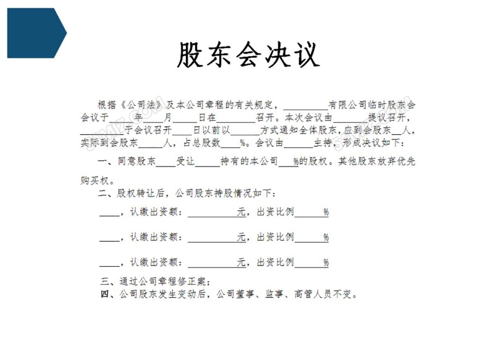 股东会决议无效的法律后果分析